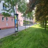 Krymská x Charkovská (MŠ, hotel, hriště)