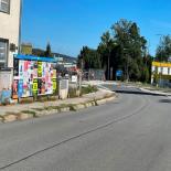 Raisova x Písecká, MHD (škola, technické služby) vpravo